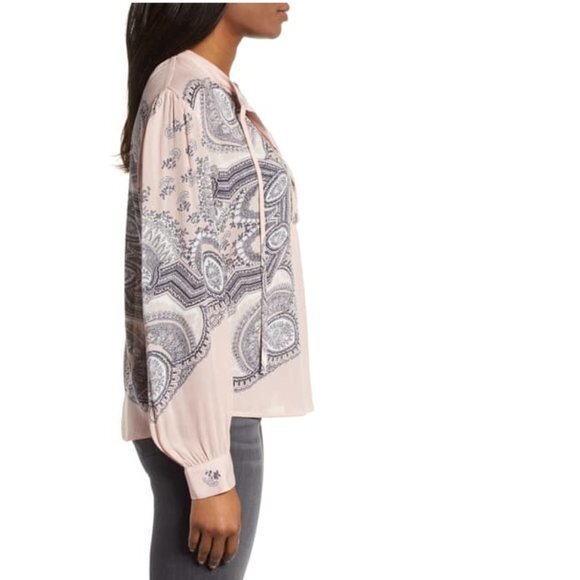 Lucky Brand Paisley Print Top. XS - Picture 2 of 5